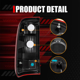 RANSOTO tail light next to ruler illustrating correct size and exact replacement fit