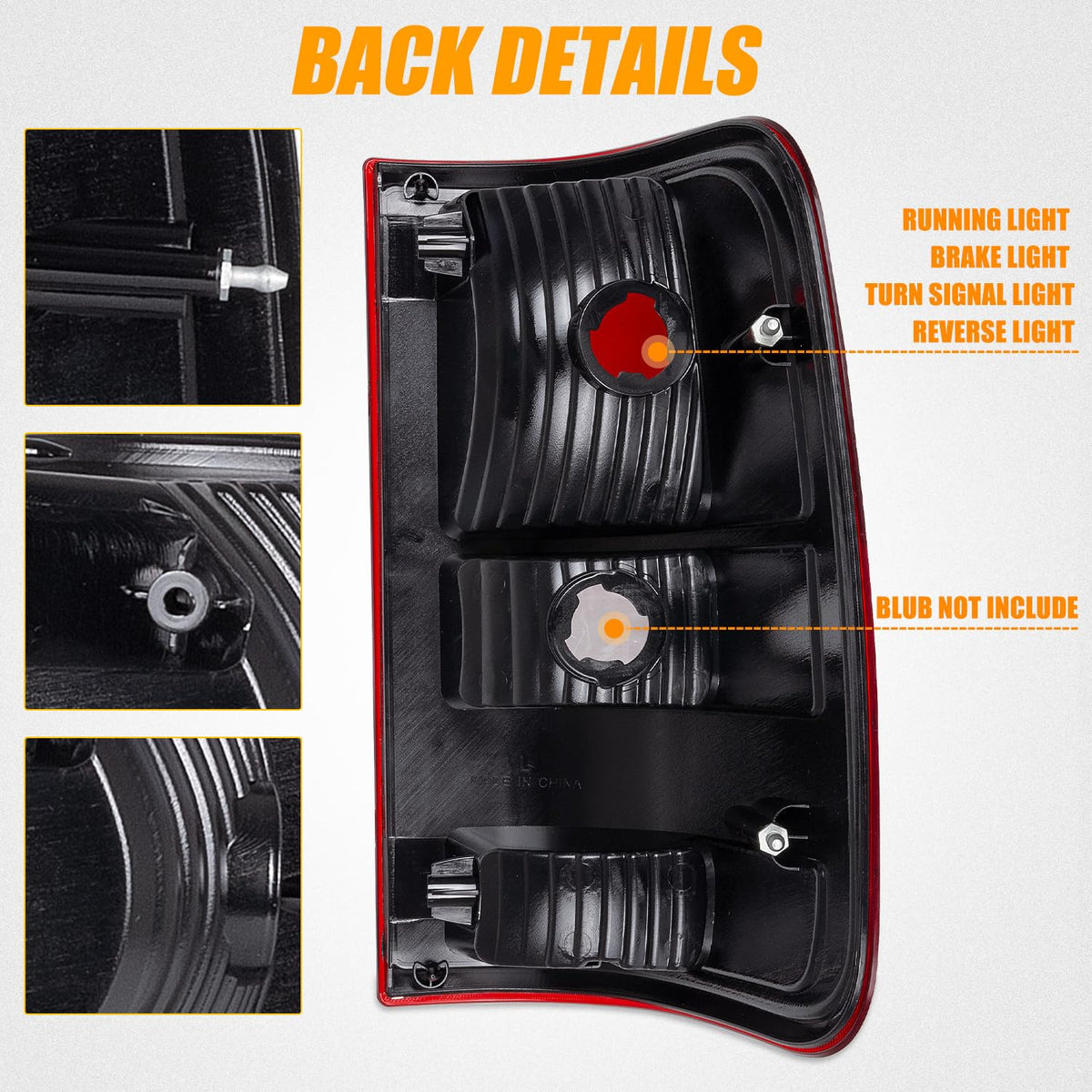 RANSOTO tail light wiring connector detail ensuring plug-and-play installation advantage