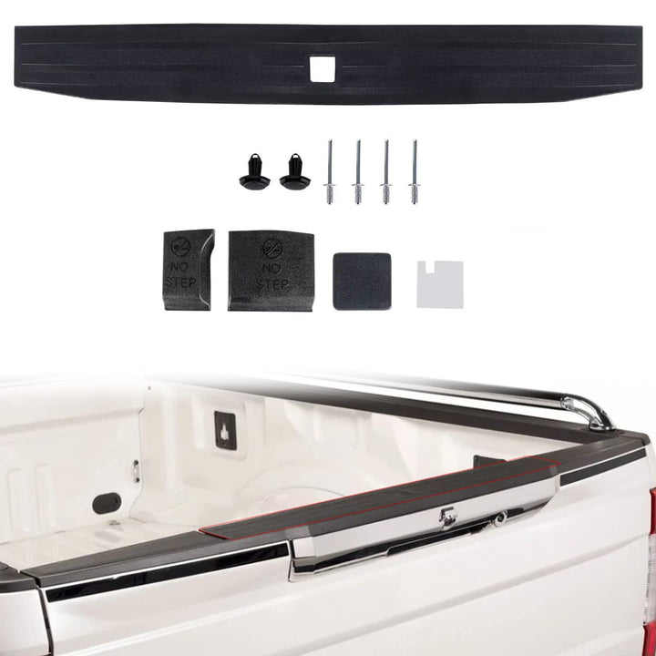 RANSOTO front view of tailgate molding trim showing factory-fit and protection