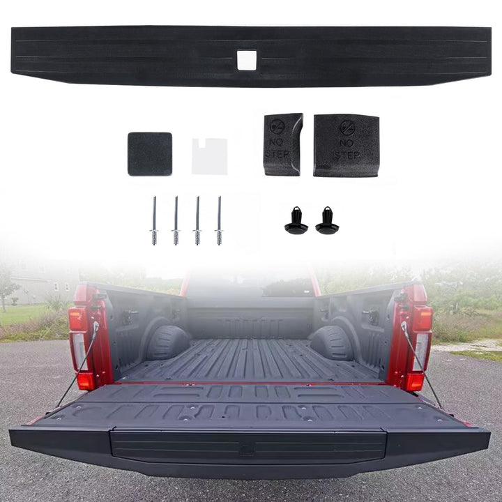 RANSOTO front view of tailgate molding showing smooth low-profile finish and clean look