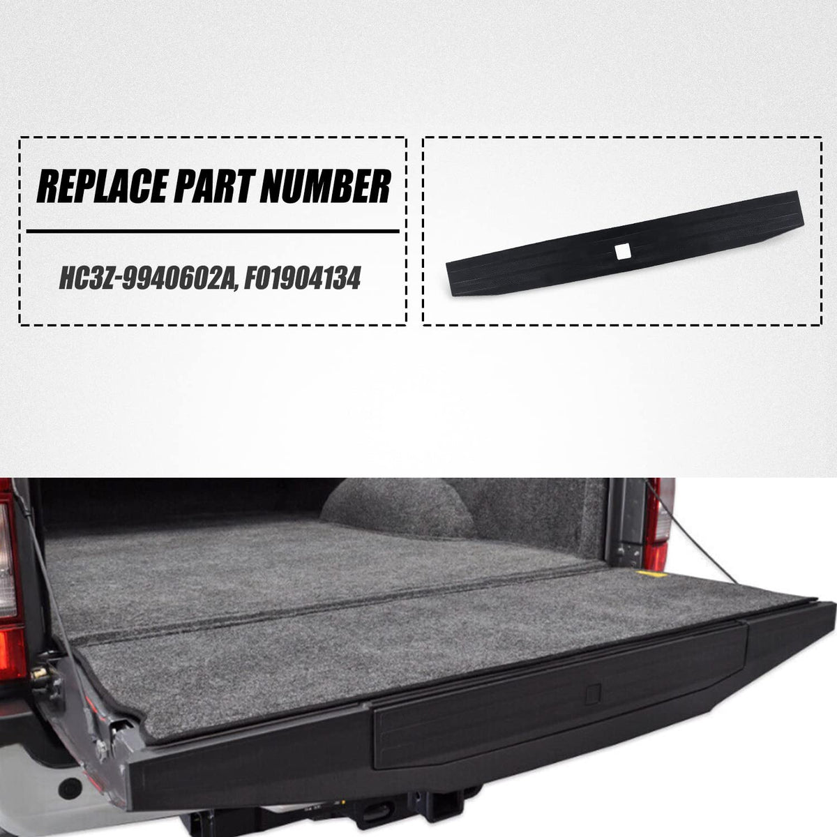 RANSOTO installed on Ford Super Duty tailgate demonstrating seamless fit