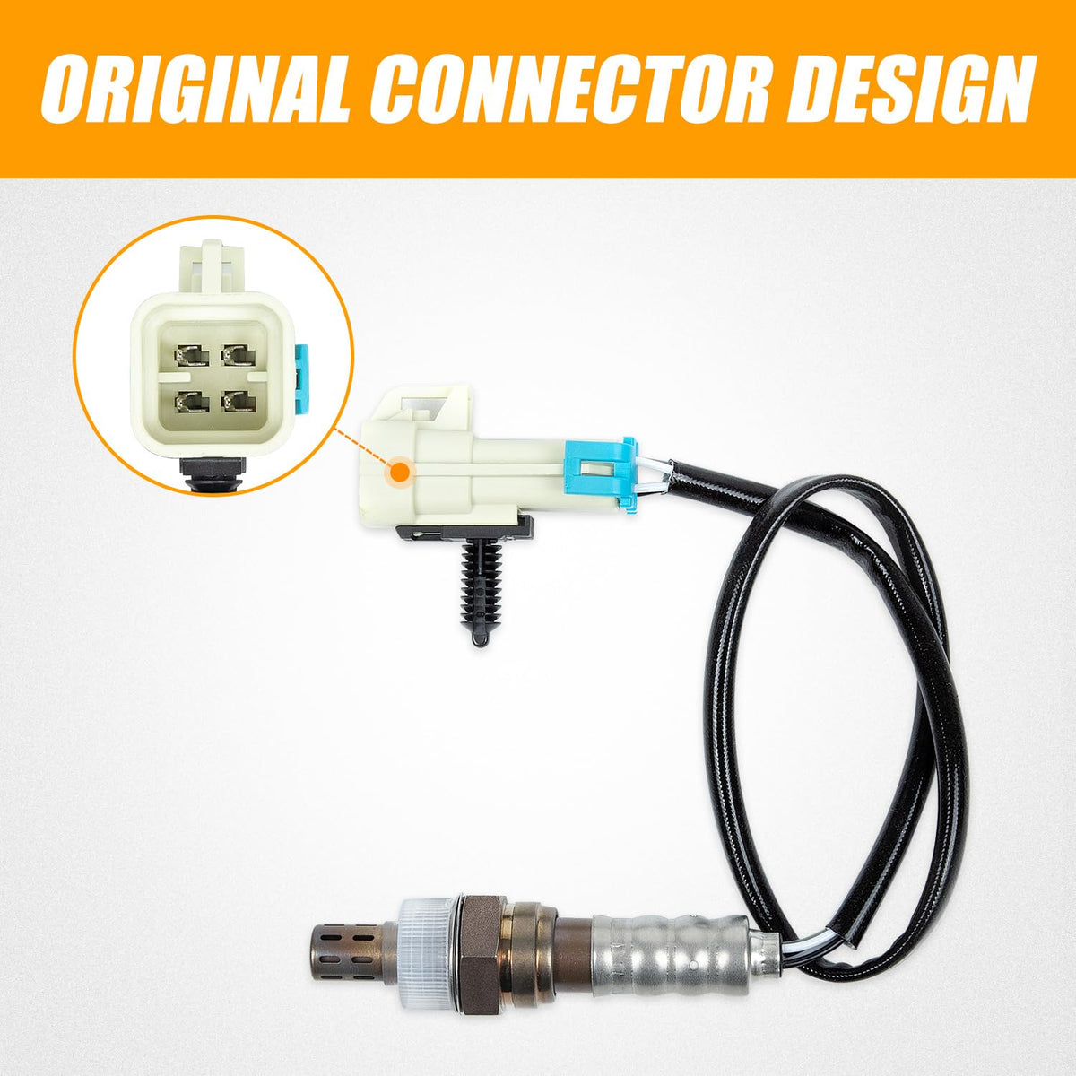 RANSOTO image of sensor wiring connector illustrating plug-fit compatibility and easy installation