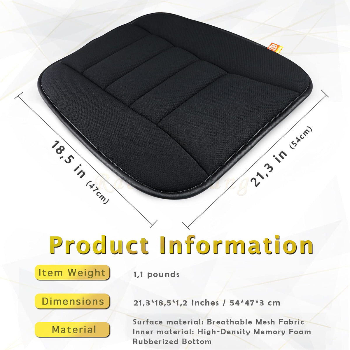 RaoRanDang breathable mesh surface allowing airflow and sweat-wicking comfort