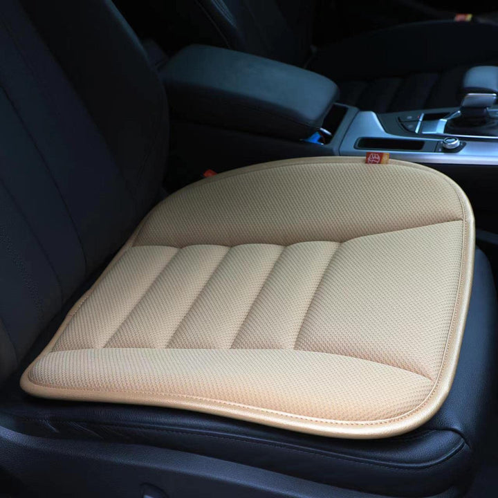 RaoRanDang front view khaki seat cushion showing slim profile and fit benefit