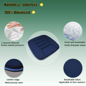 RaoRanDang underside with silicone particles providing non-slip grip and seat protection