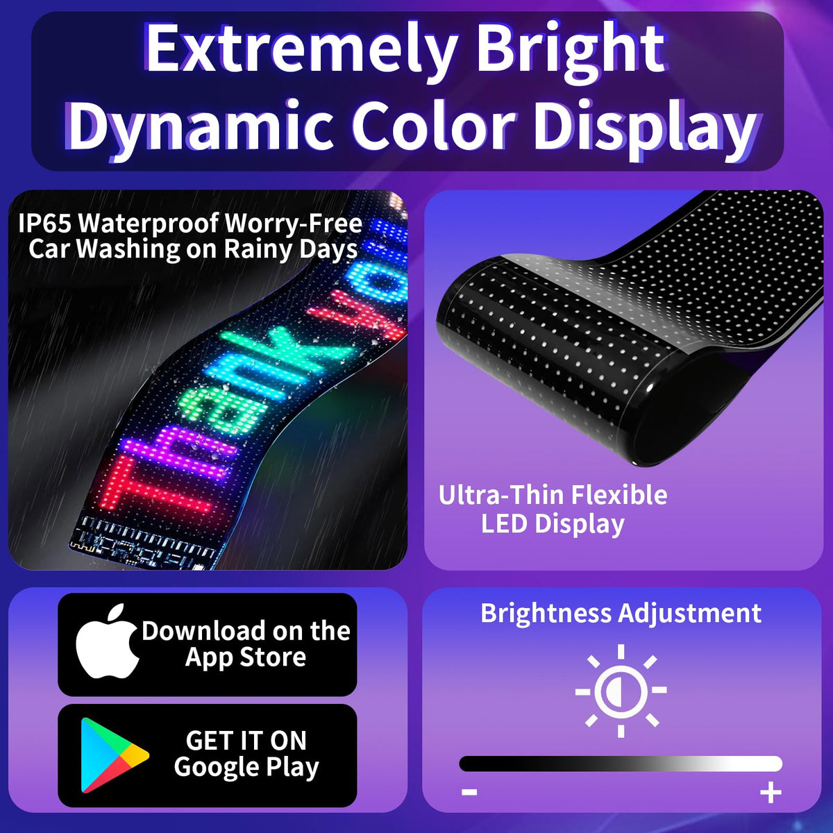 RAOZBE remote and app interface demonstrating easy customization controls