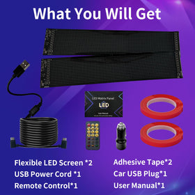 RAOZBE long USB cable and connector layout for flexible power placement