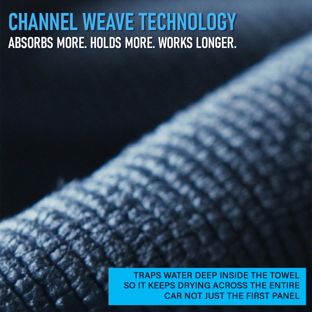 RAPID DRY TOWELS drying an SUV roof delivering streak-free finish