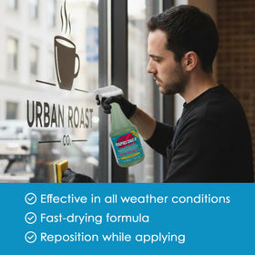 Applying vinyl wrap with Rapid Tac II for repositioning and bubble-free adhesion