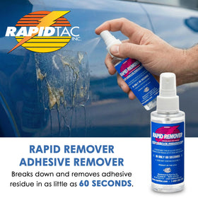 Rapid Tac sprayer nozzle close-up delivering precise adhesive control