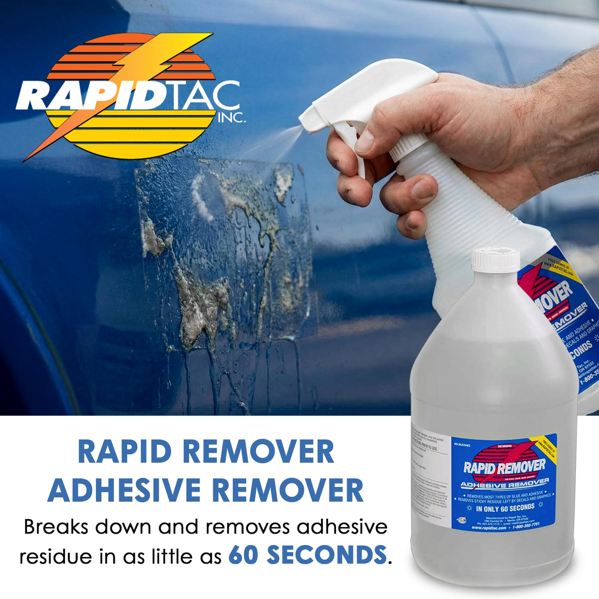 Rapid Tac sprayer nozzle close-up for precise controlled application benefit