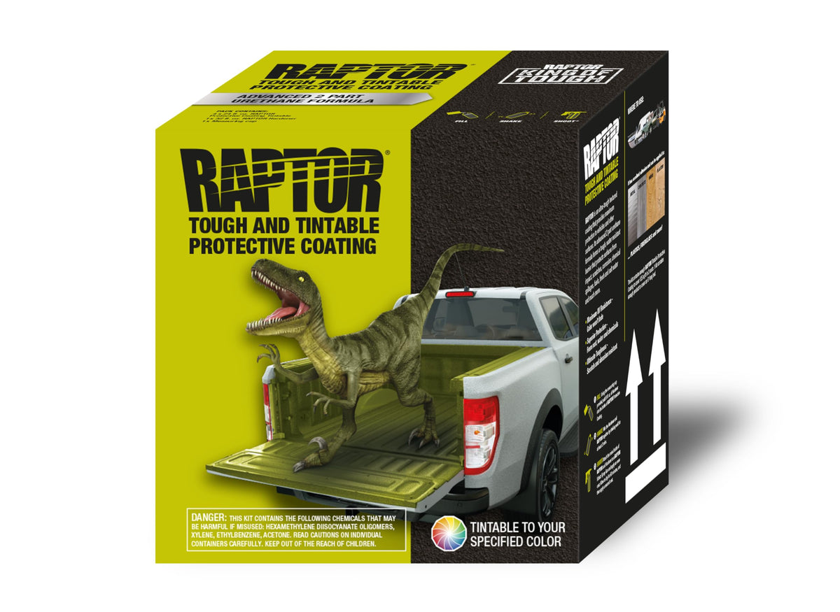 RAPTOR front packaging showing kit contents and DIY convenience