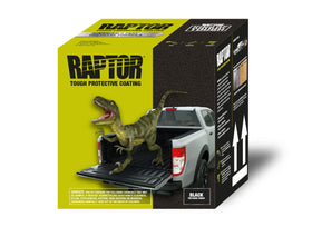 RAPTOR front packaging showing full gallon kit and durability benefit