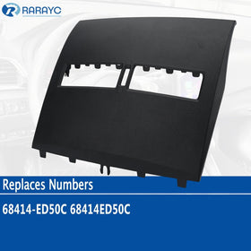 RARAYC bezel installed in dash demonstrating easy plug-and-play replacement