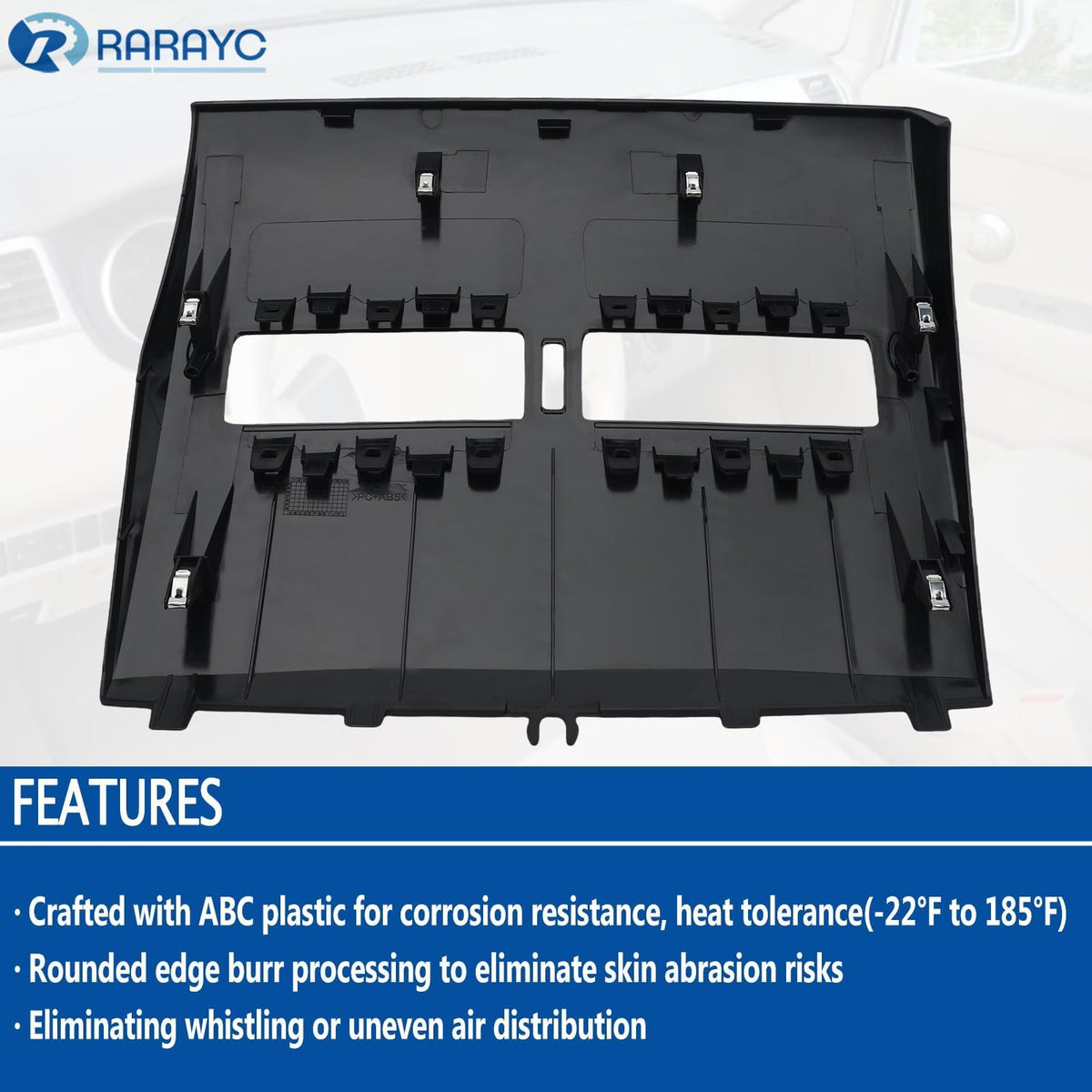 RARAYC bezel beside ruler scale comparison for precise sizing and fitment