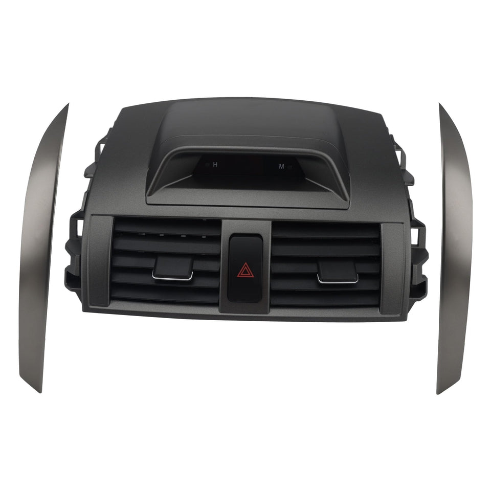 RARAYC center vent front view showing exact OEM fit and clean finish