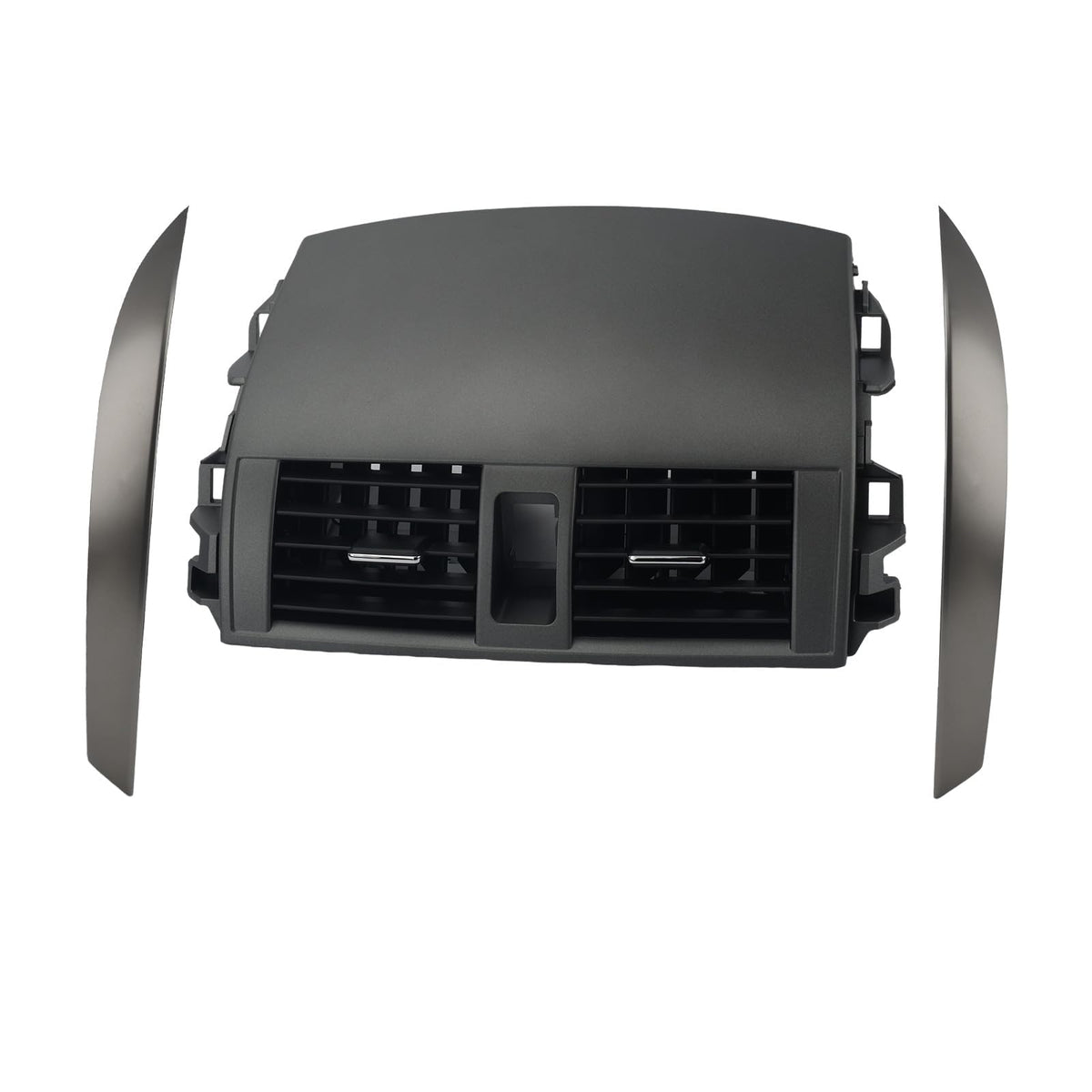 RARAYC center vent front view showing factory-fit and restored appearance
