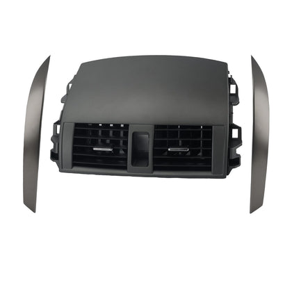RARAYC center vent front view showing factory-fit and restored appearance