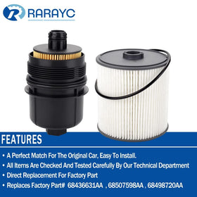 RARAYC filter installed on Ram 1500 DT demonstrating correct fit and hassle-free replacement