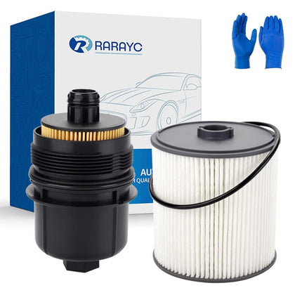 RARAYC front packaging Ecodiesel filter set showing full kit and labels for easy identification