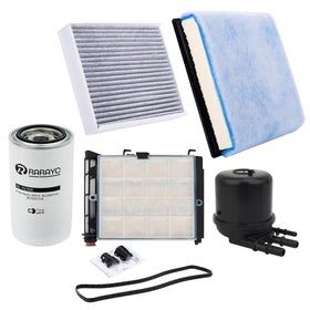 RARAYC front packaging showing complete filter kit and clear contents for easy purchase
