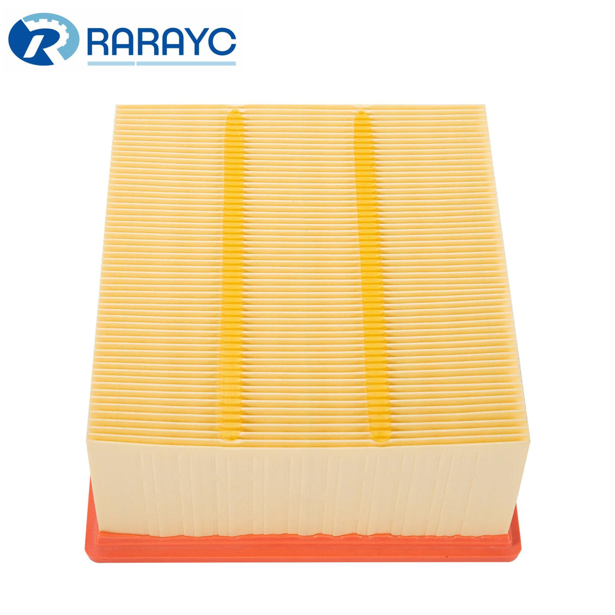 RARAYC close-up of fuel filter media showing layered paper construction for improved contaminant capture