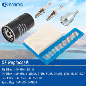 RARAYC fuel filter 149-2341-01 detailed view showing contamination protection