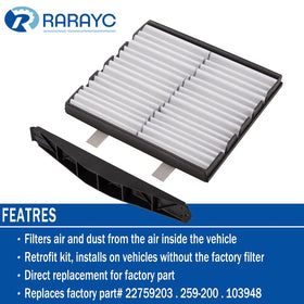 RARAYC included hardware and tools laid out for straightforward installation