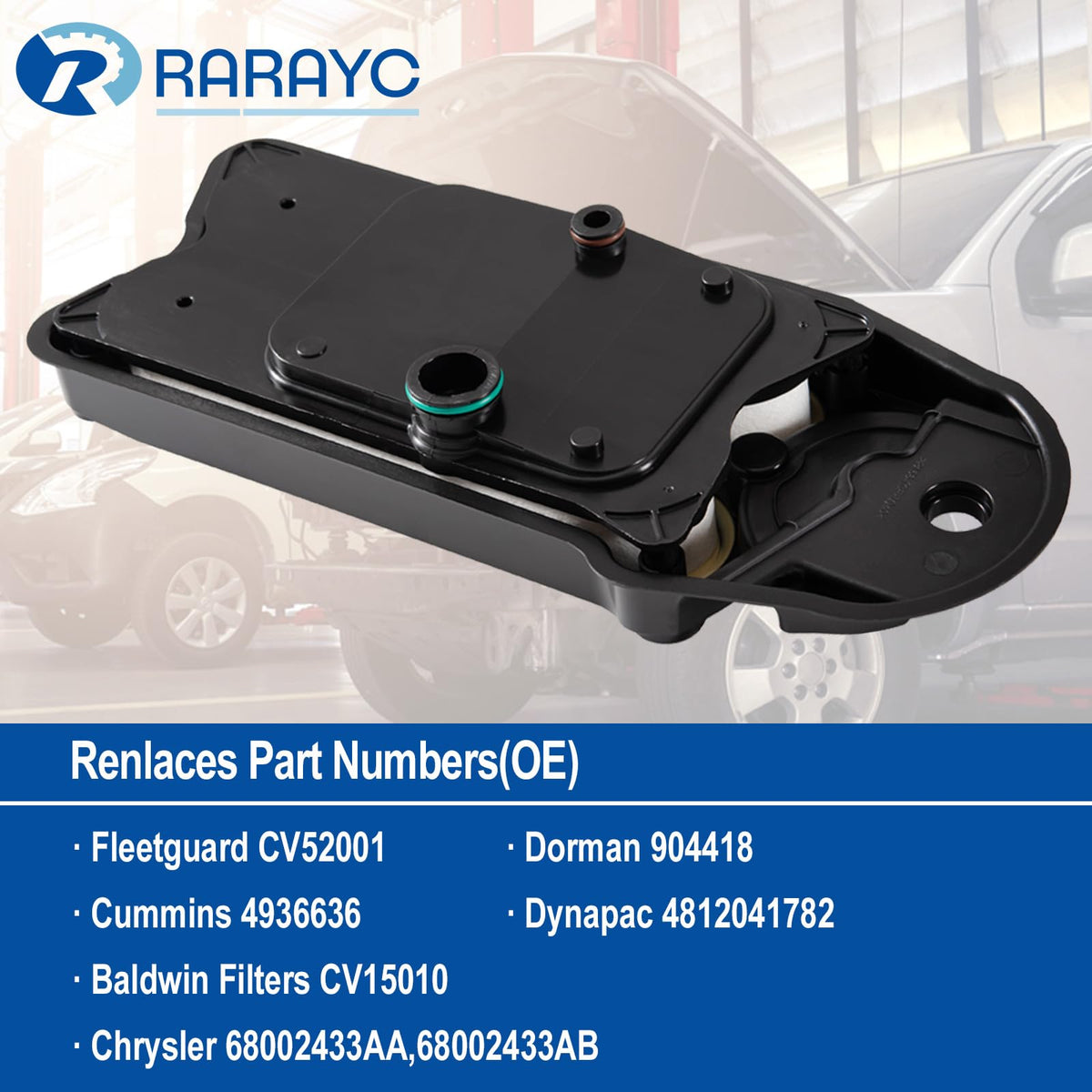 RARAYC housing and seal detail highlighting secure fit and leak prevention benefit