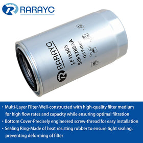 RARAYC installed fuel filter under hood demonstrating direct-fit convenience and reliability