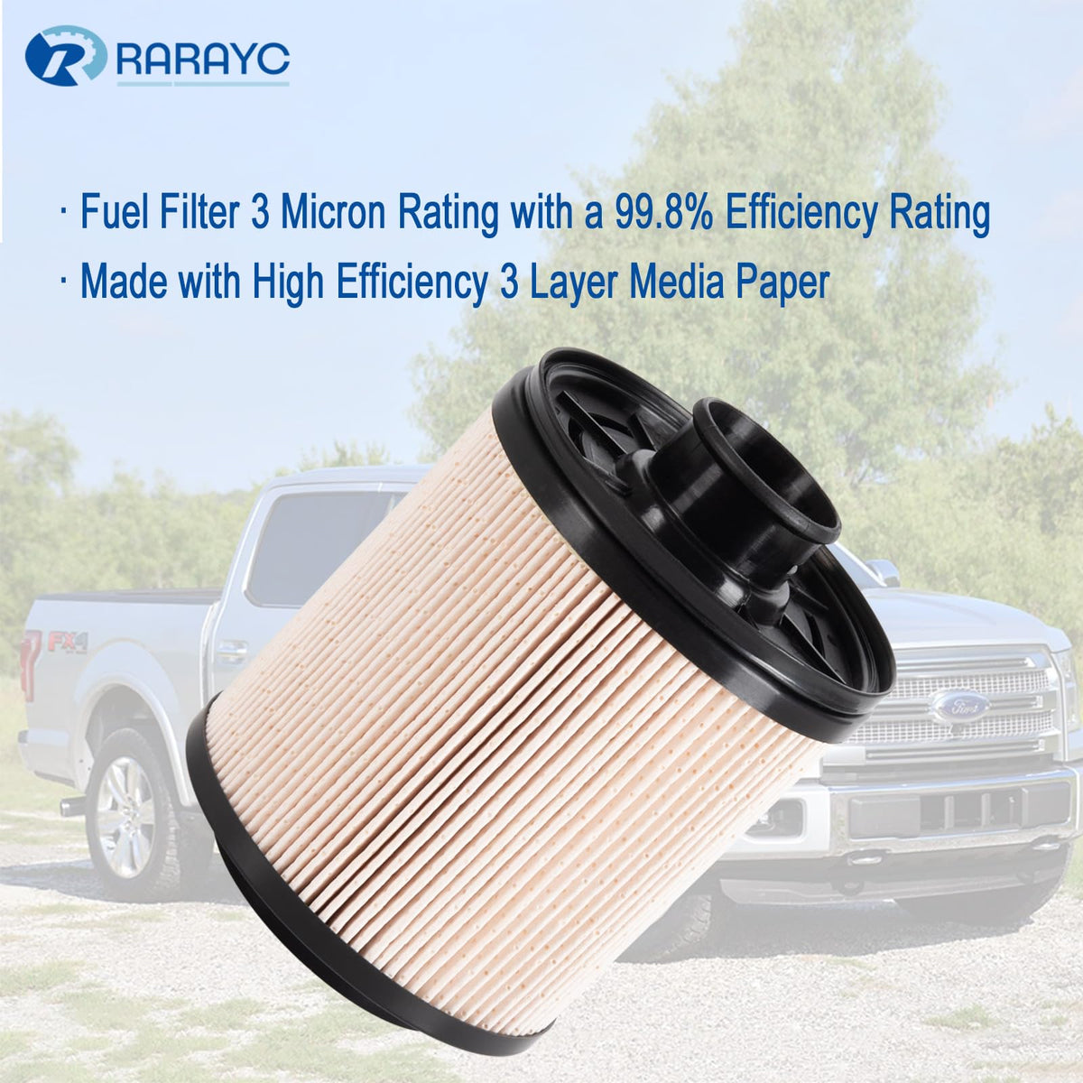 RARAYC kit installed in a Ford Super Duty engine bay demonstrating correct fit and convenience