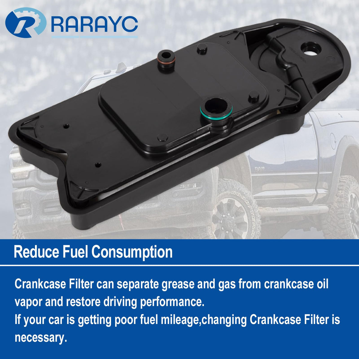 RARAYC filter installed on Ram engine illustrating restored ventilation and performance benefit