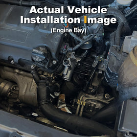 RARAYC installed in engine bay demonstrating direct-fit reliability and leak prevention