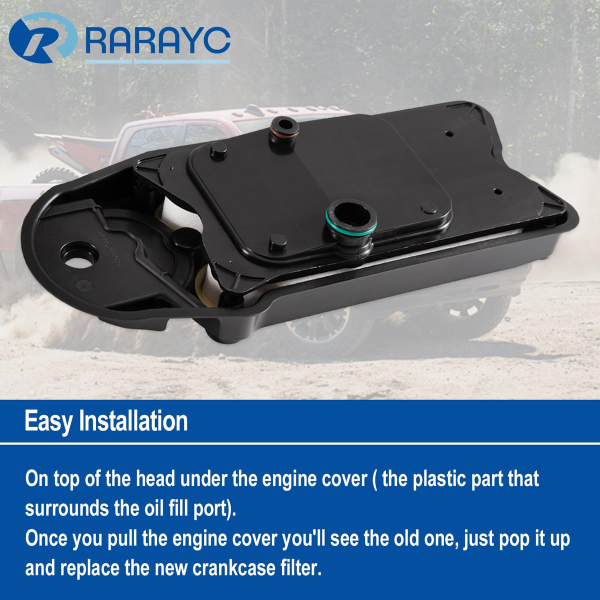 RARAYC filter kit in workshop setting suggesting professional-grade reliability benefit