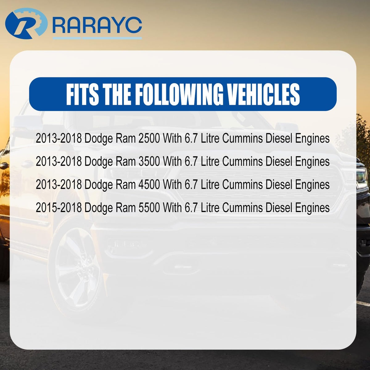 RARAYC oil filter with gasket visible, preventing leaks and supporting reliable lubrication protection