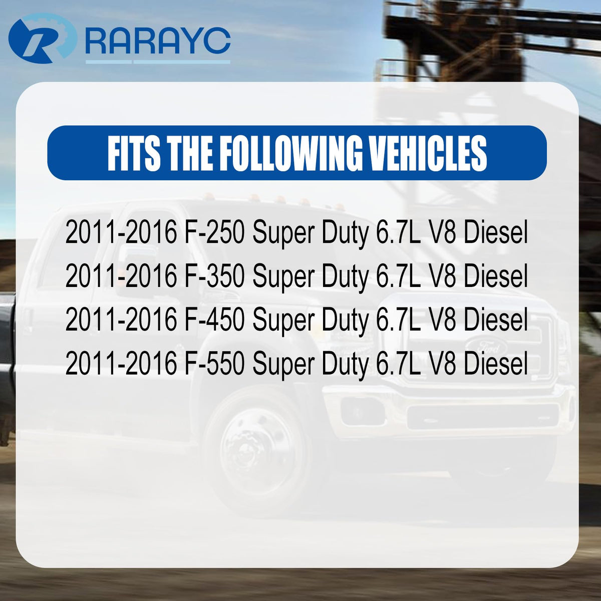 RARAYC oil filter detail displaying anti-drainback and sealing surface for leak prevention