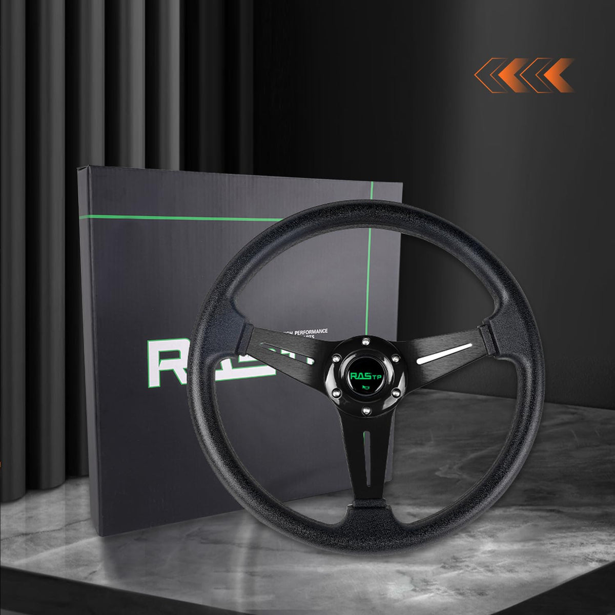 RASTP installed in car interior showing sporty look and cockpit enhancement benefit
