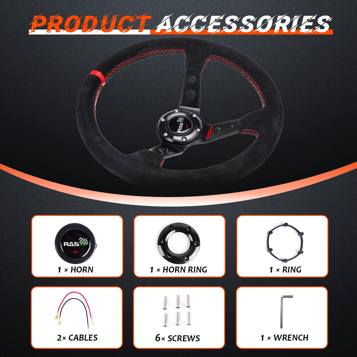 RASTP wheel mounted with hub adapter in vehicle showcasing fitment convenience