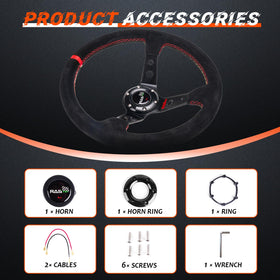 RASTP wheel mounted with hub adapter in vehicle showcasing fitment convenience