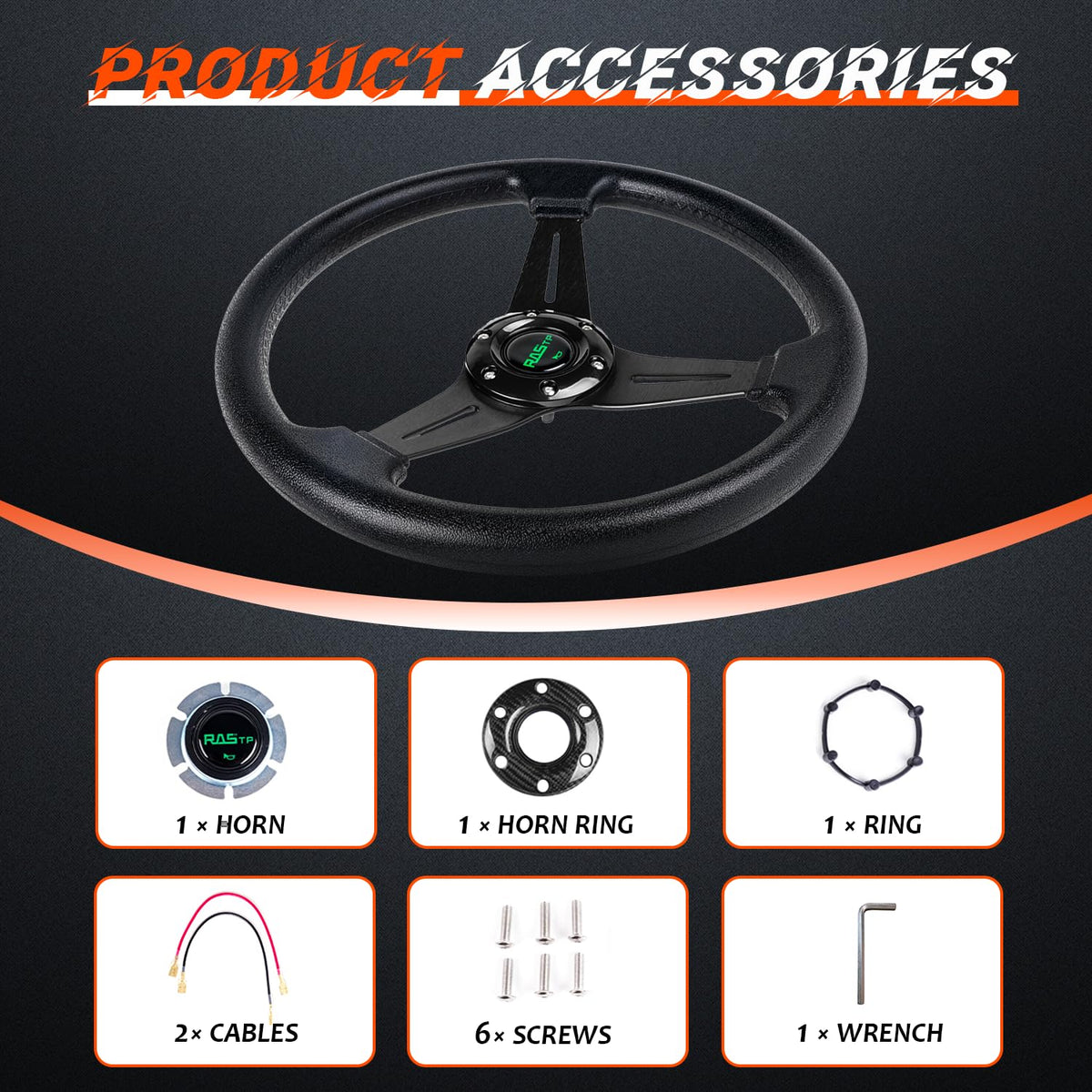 RASTP wheel mounted on hub adapter demonstrating compatibility benefit