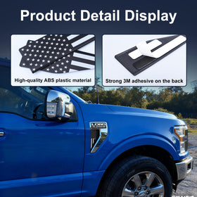 RAVOTOM emblem on truck near matte trim showing cohesive stealth styling