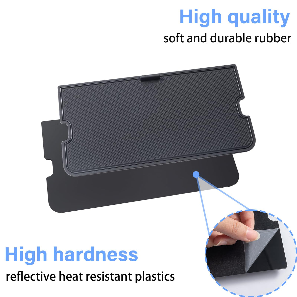 RAVOTOM USB cable hole detail enabling neat cable routing and device charging