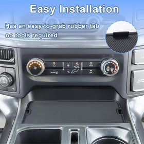 RAVOTOM top surface holding phone and keys for organized cabin use