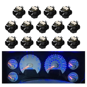 RAVSOFT front view of blue LED bulb pack showing contents and benefit of full kit