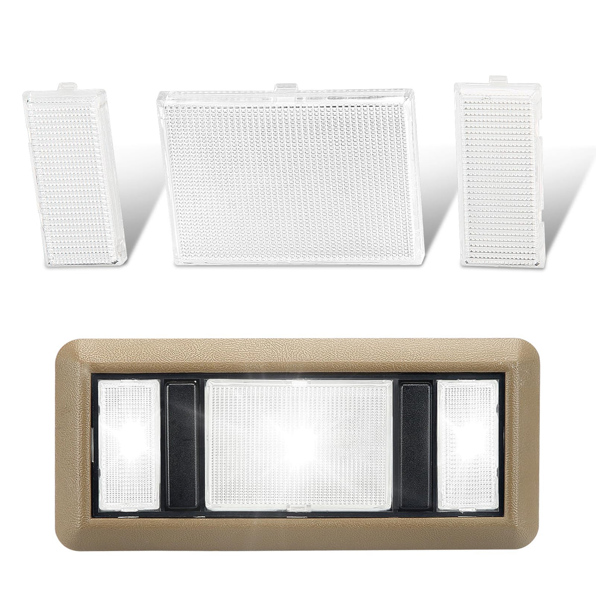 RAVSOFT front view of clear lens kit showing clean replacement look