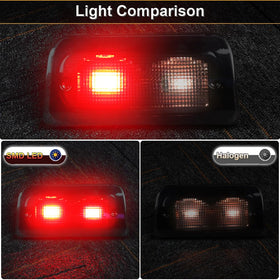 RAVSOFT third brake light installed on truck rear, restores factory look