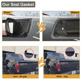 RAVSOFT foam seal gasket and rear housing detail offering improved water protection