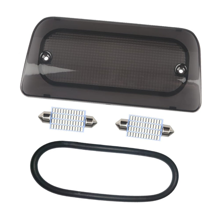 RAVSOFT smoked third brake light front assembly showing clean fit and modern look