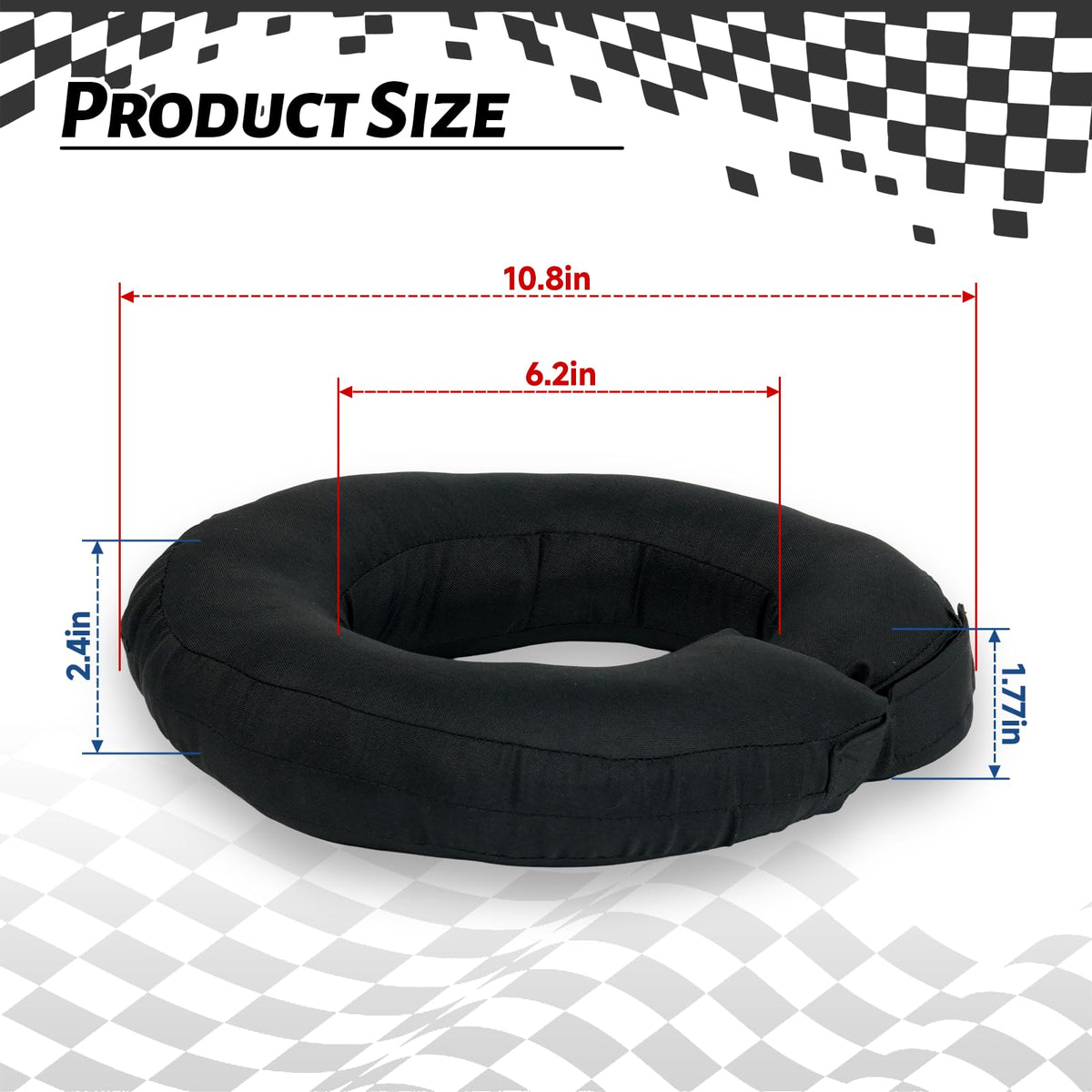 RAWILL neck brace side profile highlighting tapered ergonomic shape