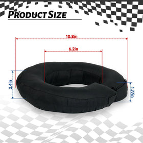 RAWILL neck brace side profile highlighting tapered ergonomic shape